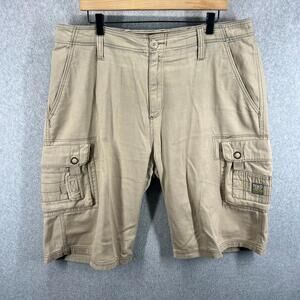 Vintage Ecko Unltd Cargo Shorts Mens 38 Beige Y2K Streetwear Skater Baggy Urban